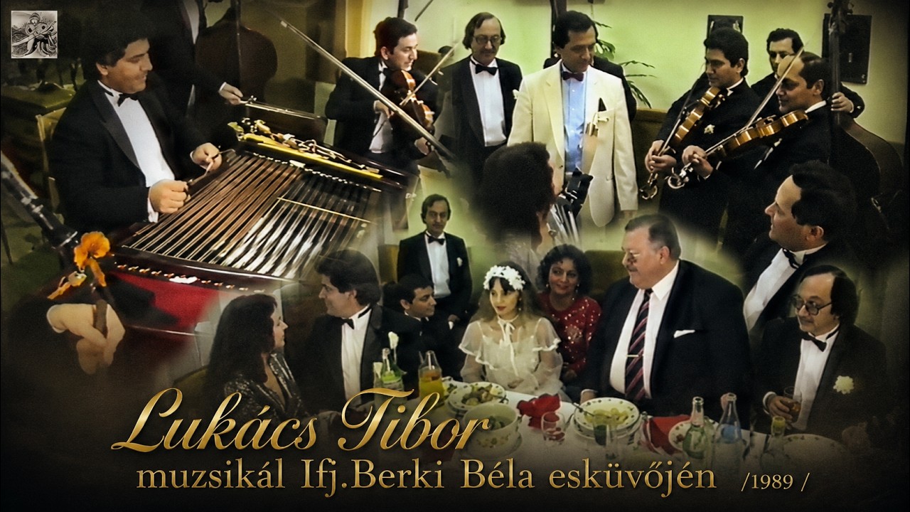 Lukács Tibor muzsikál Ifj Berki Béla esküvőjén /részlet / 1989