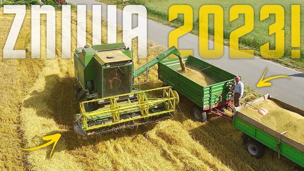 ŻNIWA 2023✓  JĘCZMIEŃ OZIMY 🌾 PIERWSI W OKOLICY 🔥 JOHN DEER W AKCJI 🔥 JOHN DEERE 2850&JOHN DEERE 955