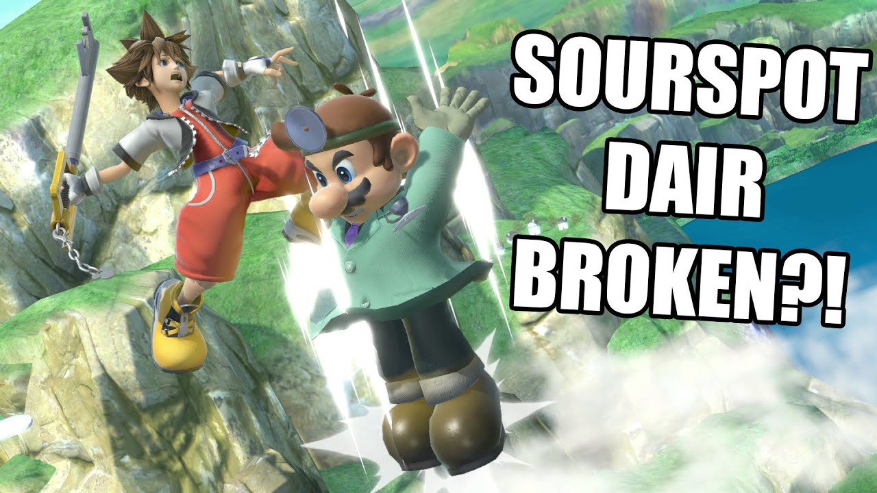Dr. Mario's Sourspot Down Air is BROKEN?!