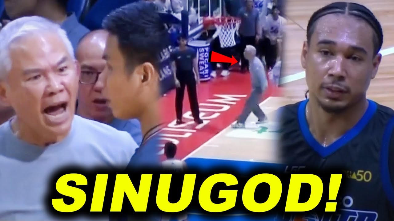 Galit na Galit si Coach Chot! Sinugod at minura ang Referee! CHOKE MALALA! Tambak na, nacomeback pa!