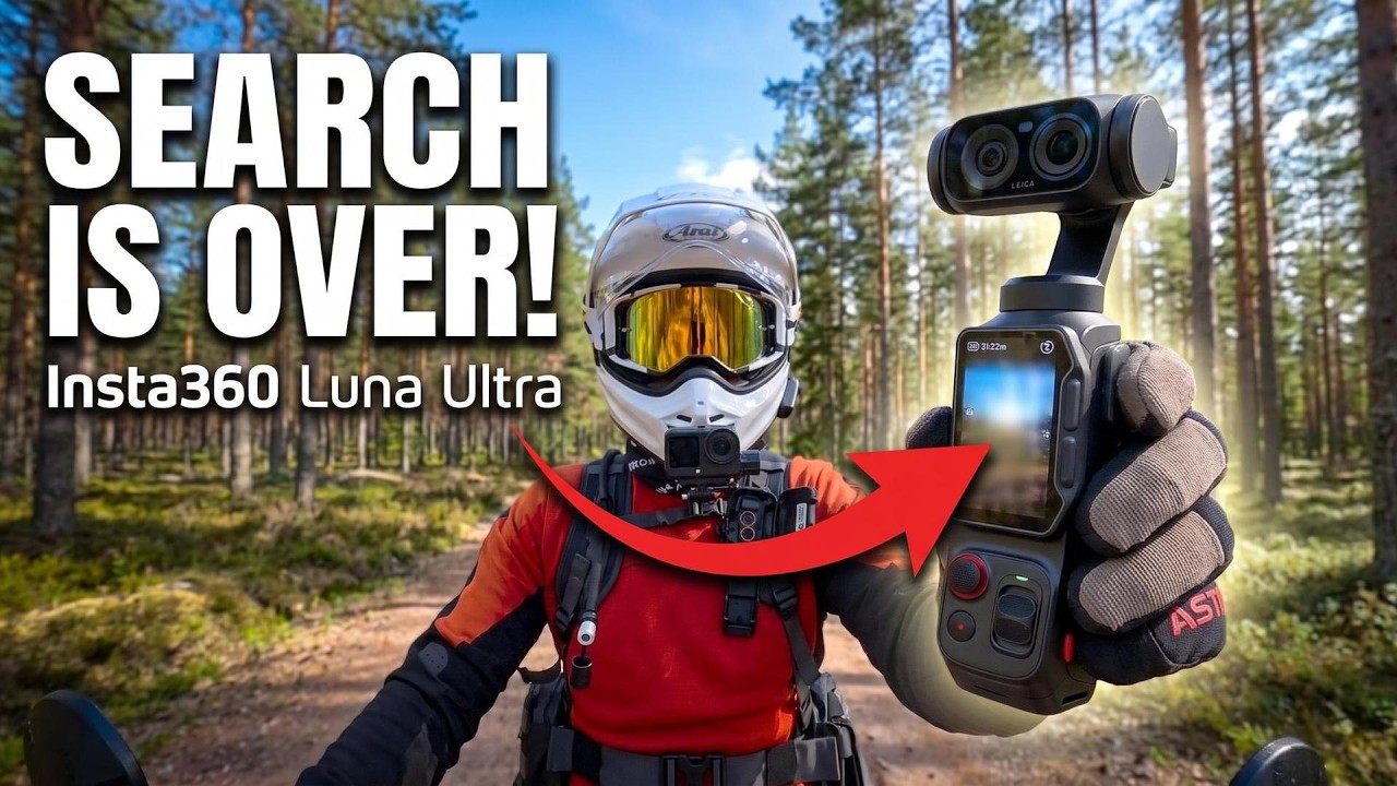 Poszukiwania ZAKOŃCZONE! M&oacute;j nowy aparat do film&oacute;w przygodowych &mdash; Insta360 Luna Ultra