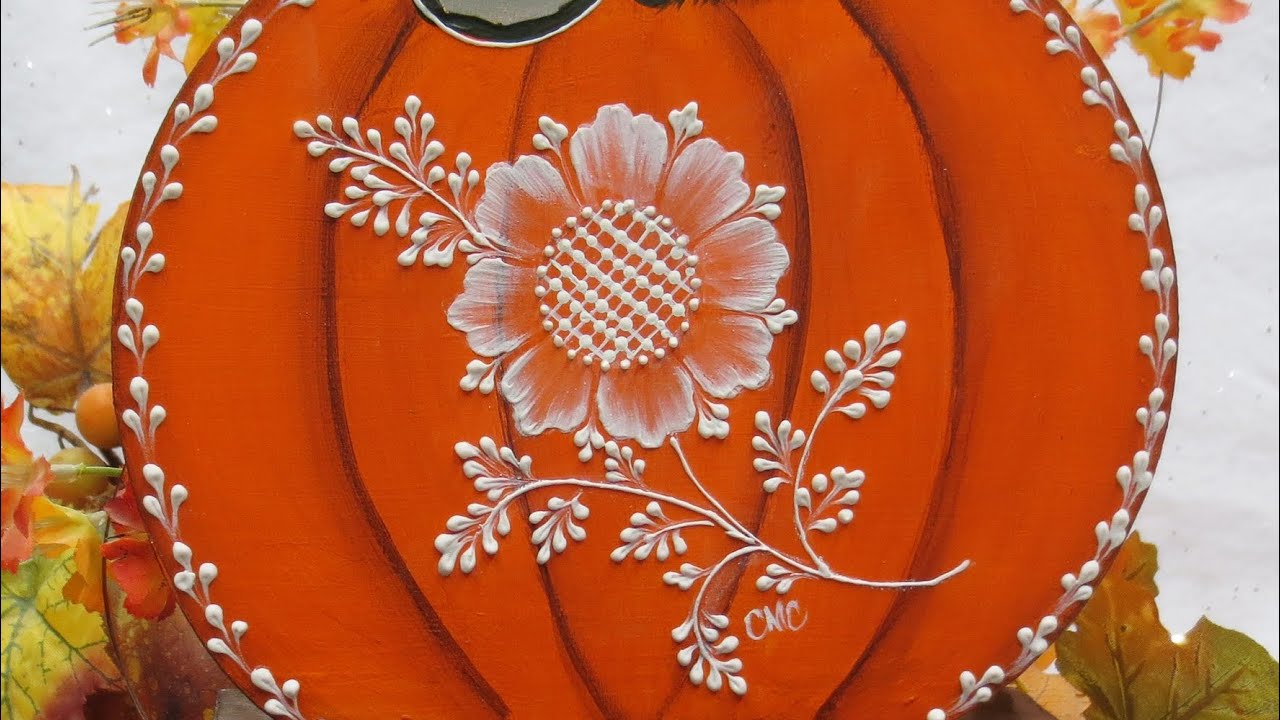 MUD Sunflower Pumpkin using Three Basic Techniques of Mudding