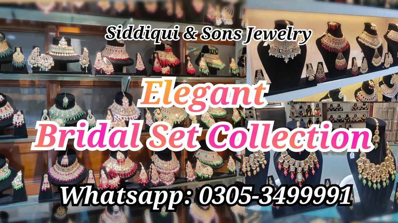 Elegant Bridal Set Collection | Siddiqui & Sons Jewelry | Beautiful Jewelry in Karachi, in Wholesale