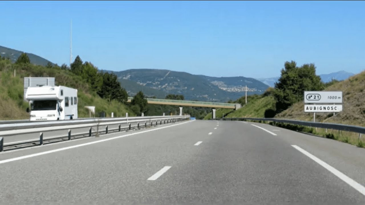 France (F): A51 Manosque - Sisteron (2018)