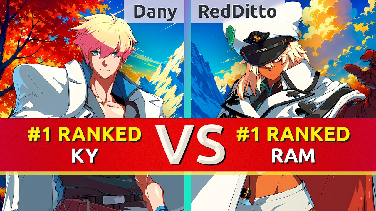 GGST ▰ Dany (#1 Ranked Ky) vs RedDitto (#1 Ranked Ramlethal). High Level Gameplay