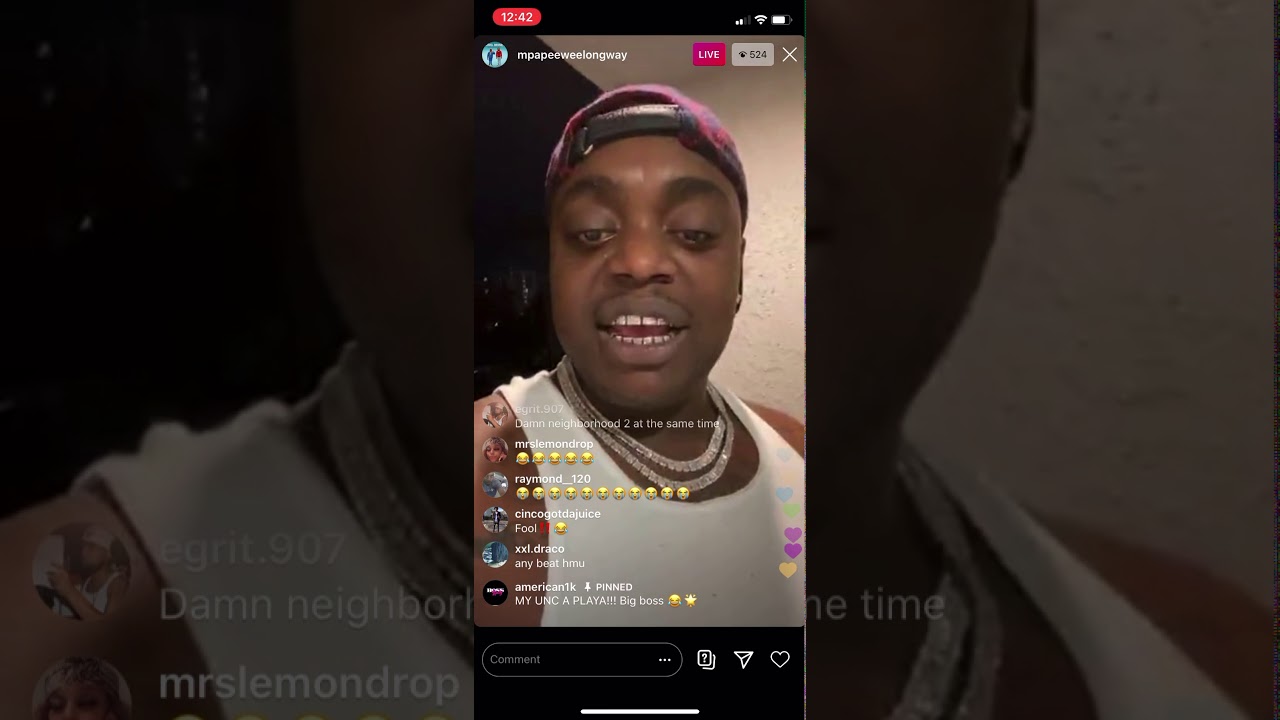 Peewee longway On IG live  geeked up out his mind 🤯 must watch 😂😂😂