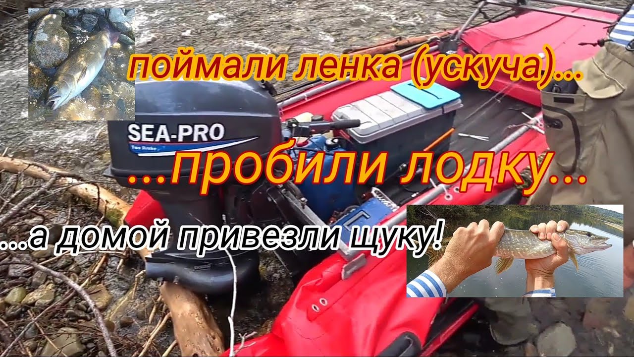 Рыбалка на ленка (ускуча) / Sea-pro 40 и Solar 420 стрела
