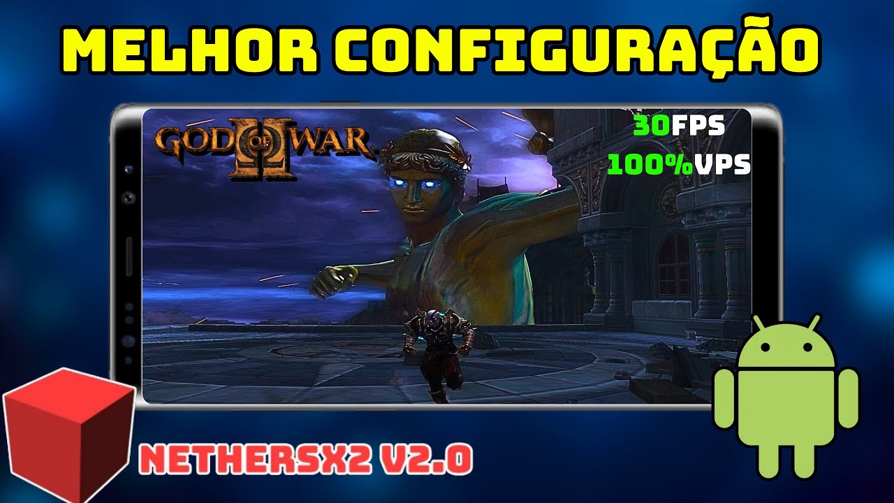 🔥 MELHOR CONFIGURAÇÃO PARA GOD OF WAR 2 para Android 2025! | NetherSX2 v2.0