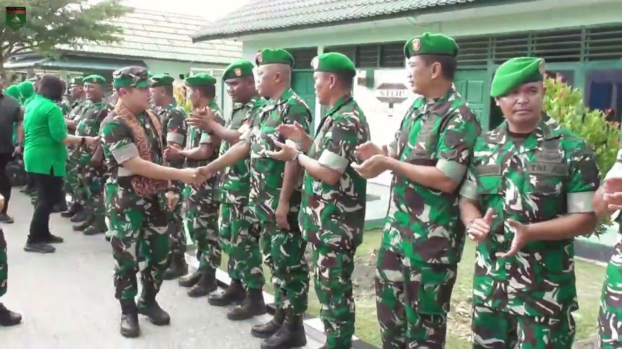 Pangdam XIX/TT bersama Ketua Persit KCK Daerah XIX/TT kunjungan kerja ke Kodim 0317/TBK