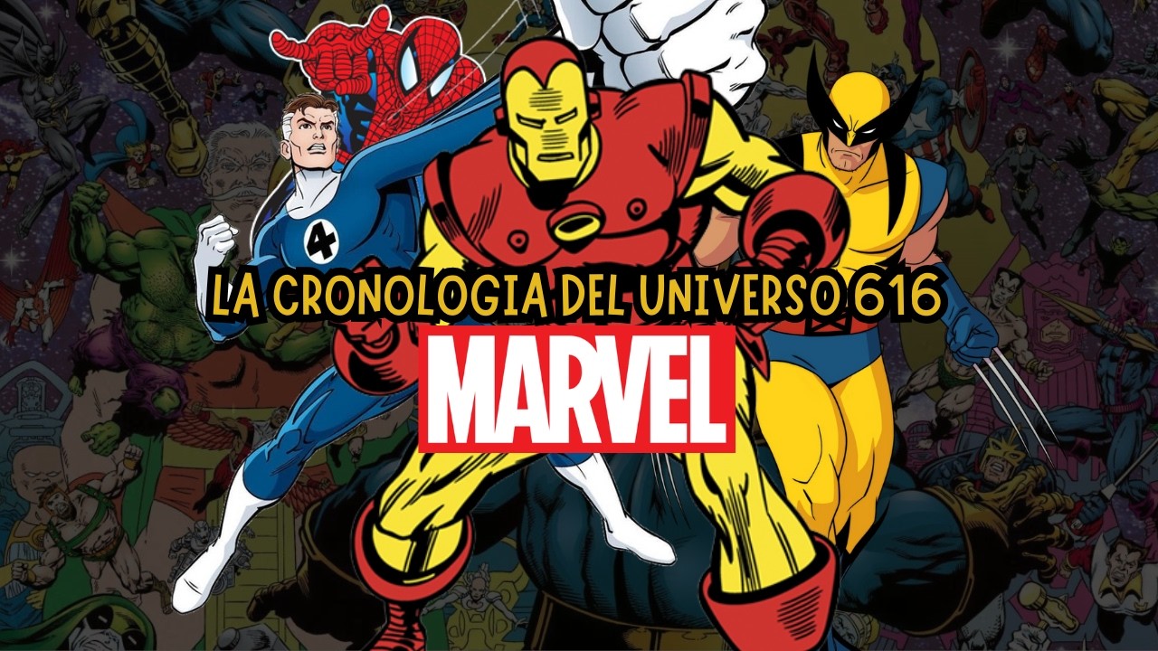 💥⏳La HISTORIA del UNIVERSO MARVEL (616)🌀ETAPA CLASICA #marvelstudios #avengers #xmen #disney