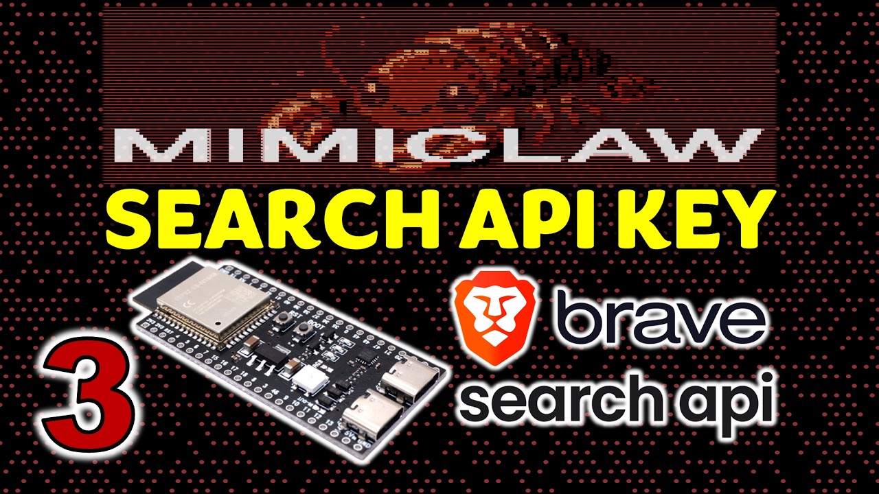 Brave Search API - Convierte un ESP32-S3 en un asistente de IA con MimiClaw, Telegram y OpenAI