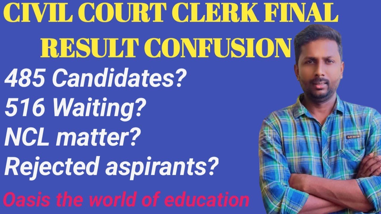 Bihar Civil Court Clerk Final Result Confusion || Discussion of all Result PDFs in one video ||