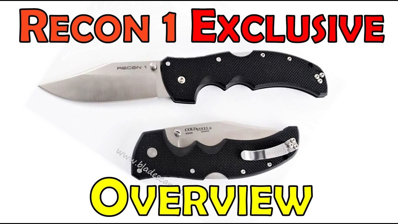 Quick Overview of the EXCLUSIVE Cold Steel Recon 1 at Blades Canada