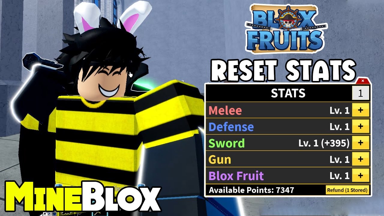 How to Reset Stats for Free in Roblox Blox Fruits - NPC Polkster Guide