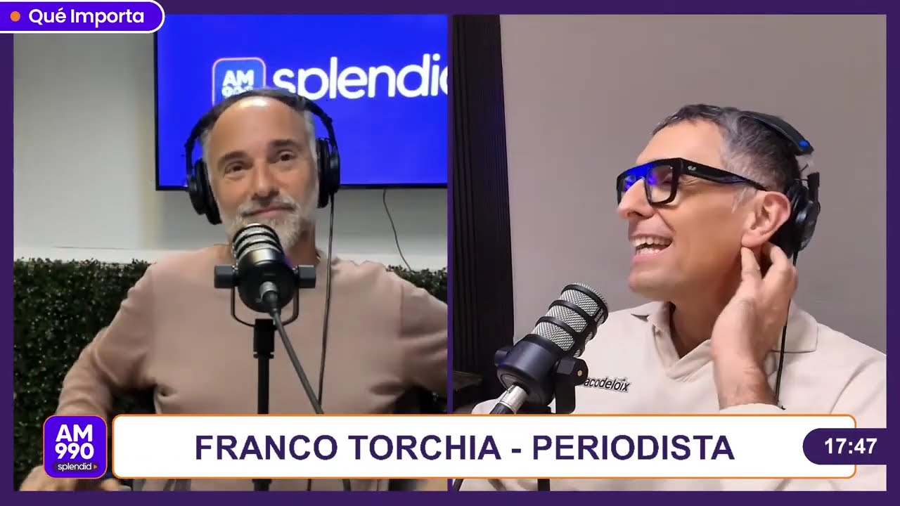 Hermosa  charla con Franco Torchia en Qu&eacute; Importa con Patricio Barton