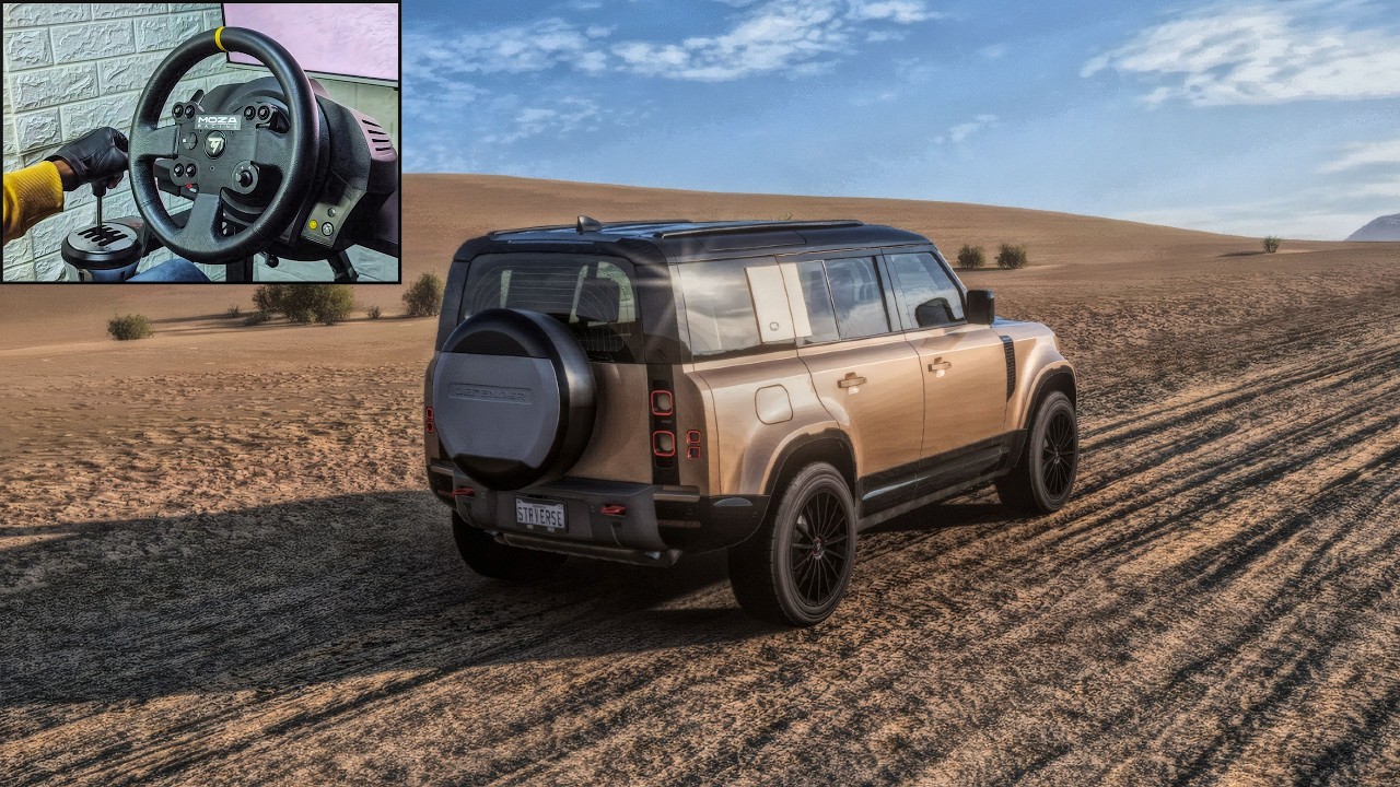 Realistic Off-Roading in a Land Rover DEFENDER - BeamNG.Drive