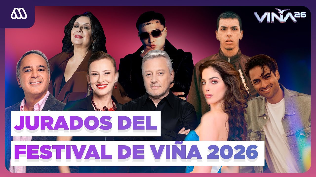 Estos son los integrantes del jurado del Festival de Viña del Mar 2026