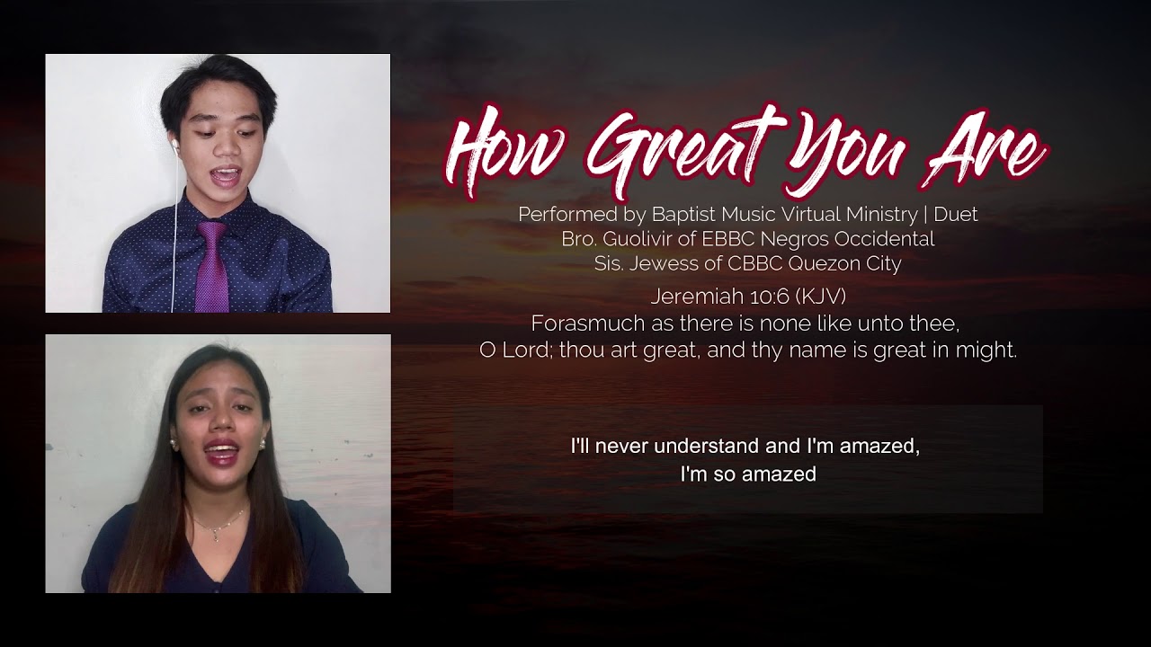 How Great You Are | Baptist Music Virtual | Duet