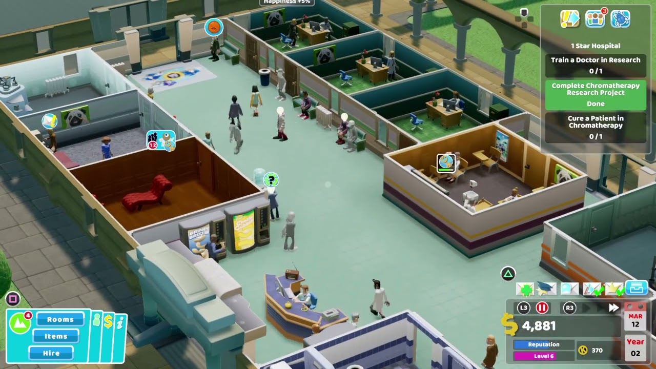 Two Point Hospital - Grinding World Class Trophies