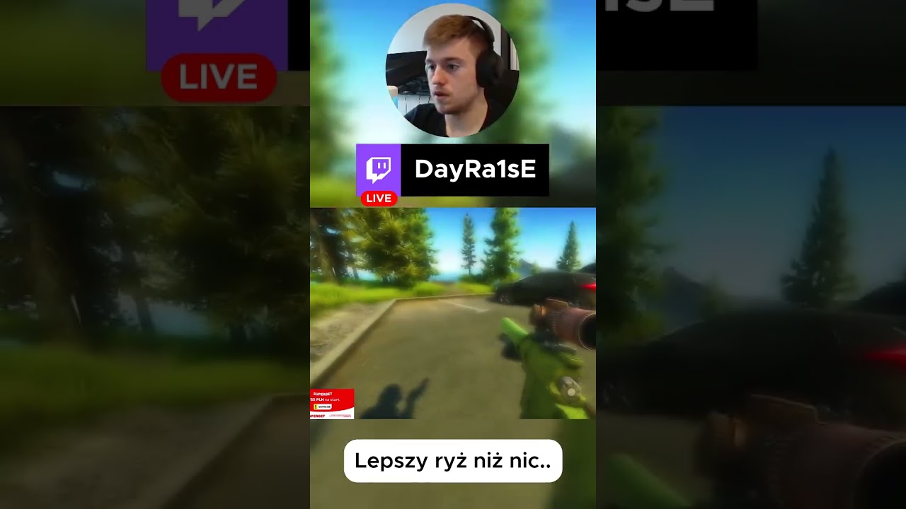 ZNANE POLSKIE PORZEKADŁO wg. #DayRa1se   |  #twitchstreamer #brainpower #shortsvideo #twitchstream