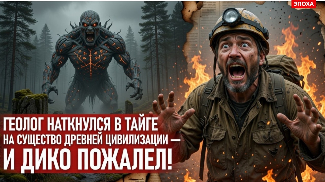ПРО ГЕОЛОГ наткнулся в Тайге на СУЩЕСТВО древней ЦИВИЛИЗАЦИИ — и дико пожалел!