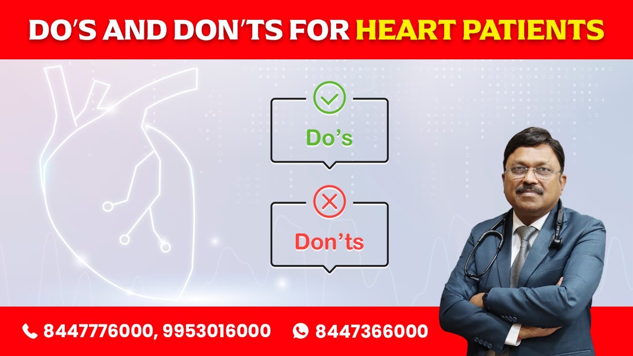 Do’s and don’ts for Heart patients | Dr. Bimal Chhajer | Saaol