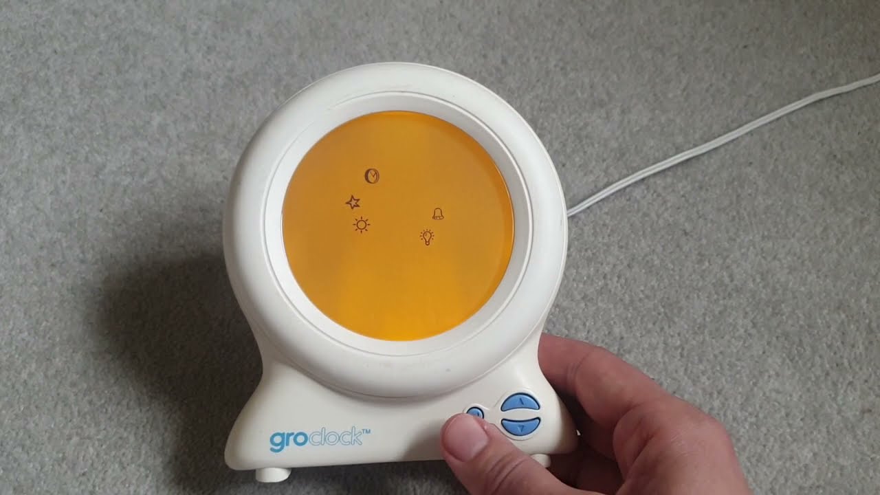 КАК изменить время на тренажере для сна GRO CLOCK