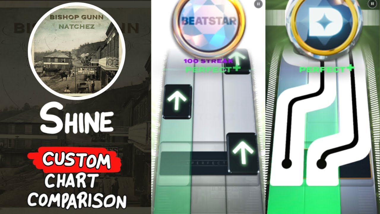 [Beatclone] Shine - Bishop Gunn // Chart Comparison (Official Standard vs Custom Deluxe)