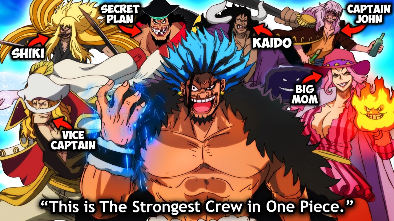 The Strongest Crew in One Piece EVER—All 15 Members of The Rocks Pirates Explained!