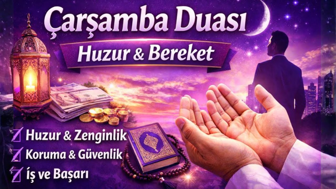 Bu Çarşamba Okunacak Dua! Hayata Huzur, İşe Bereket, Eve Koruma Getirir