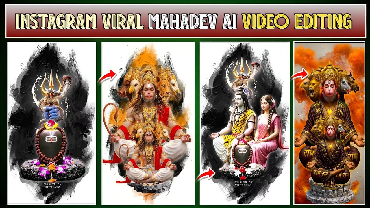 Instagram Trending Ai Mahadev Reels Videos Editing | 2026 Ai Shiv Shankar Video Editing | Viral Ai 