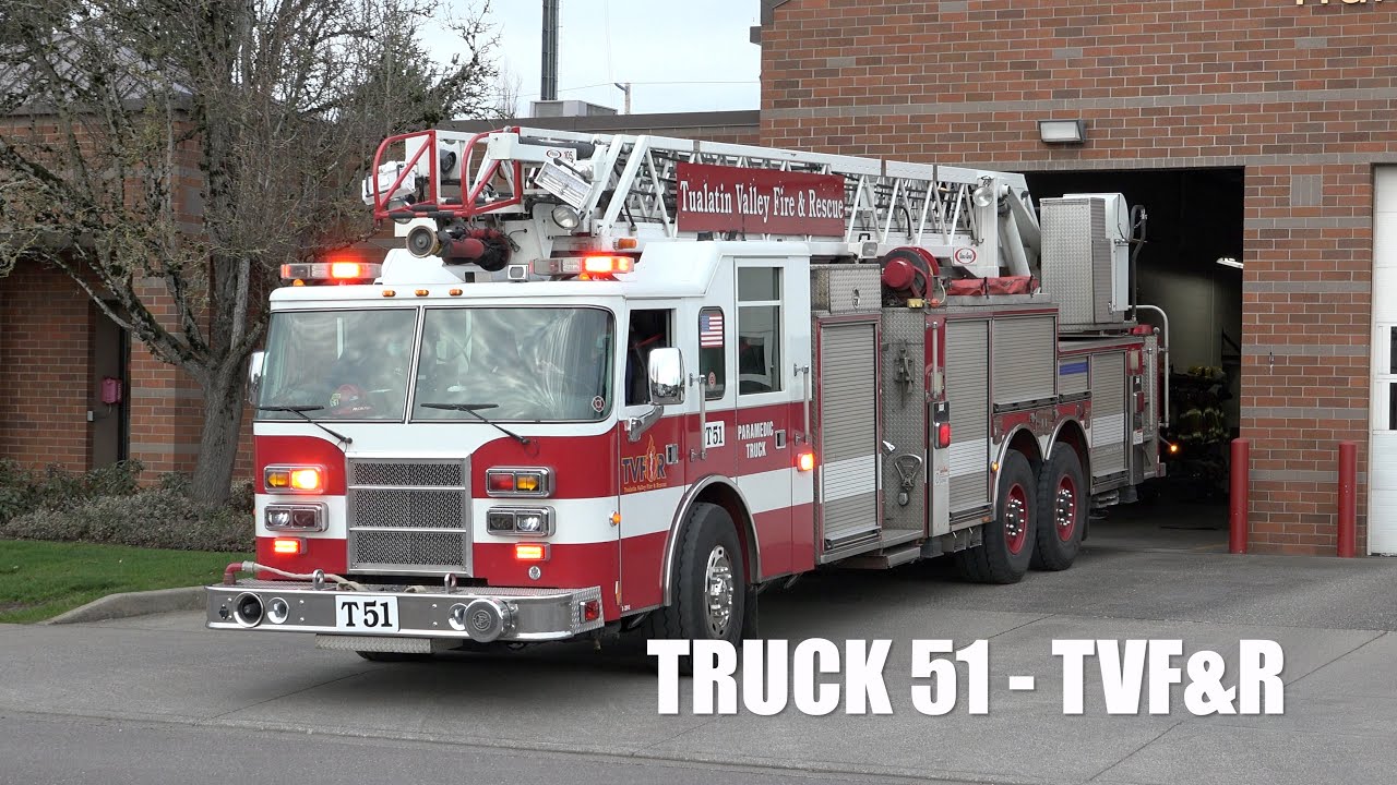 [TVF&R] Truck 51 Responding (Spare) | Ex Truck 211 LOFD [4K]