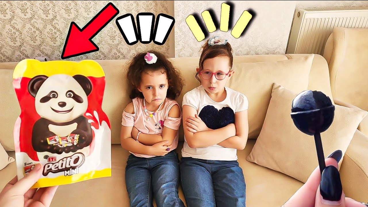 BAHAR VE BANU ALYA ÇİKOLATA İÇİN KAVGA ETTİ ANNESİ ÇİKOLATALARI SAKLADI !!