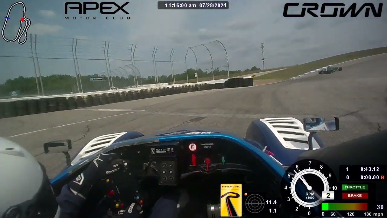 1st in Class!! 2024 SCCA NER RAL. NHMS 2021 P2 Radical SR3XX 1340  1:09.029