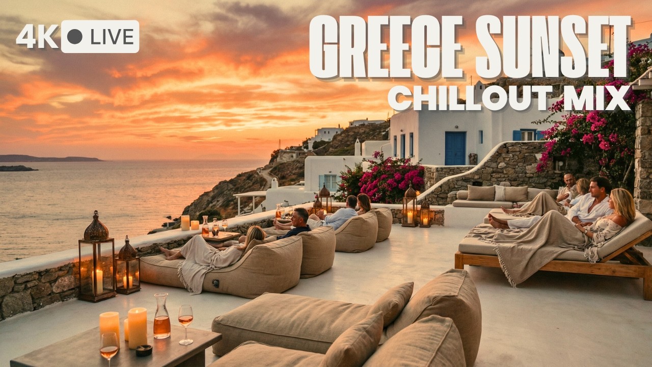 LIVE: Greece Golden Hour | Sunset Chillout Mix 2026 | Lounge & Deep House | AEVE