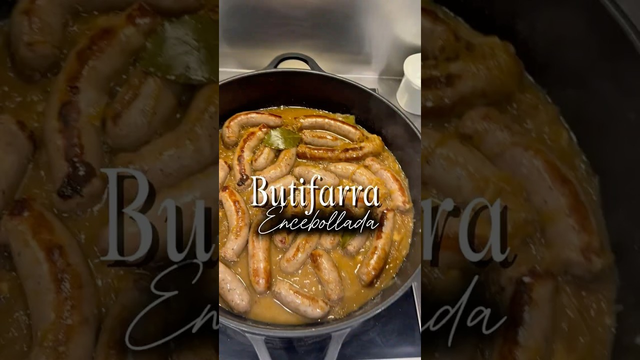 Butifarra encebollada #recetas #recipes #cocina #comidas #butifarra