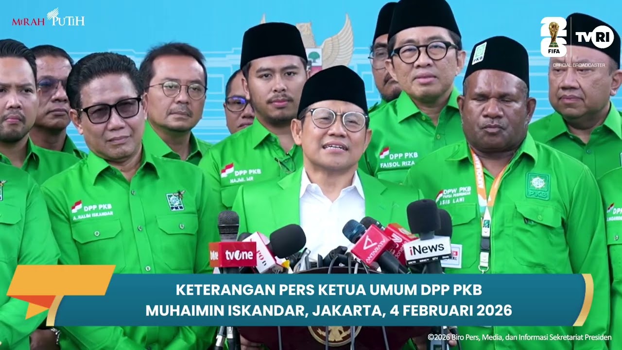 Keterangan Pers Ketua Umum DPP PKB Muhaimin Iskandar, Jakarta 4 Februari 2026