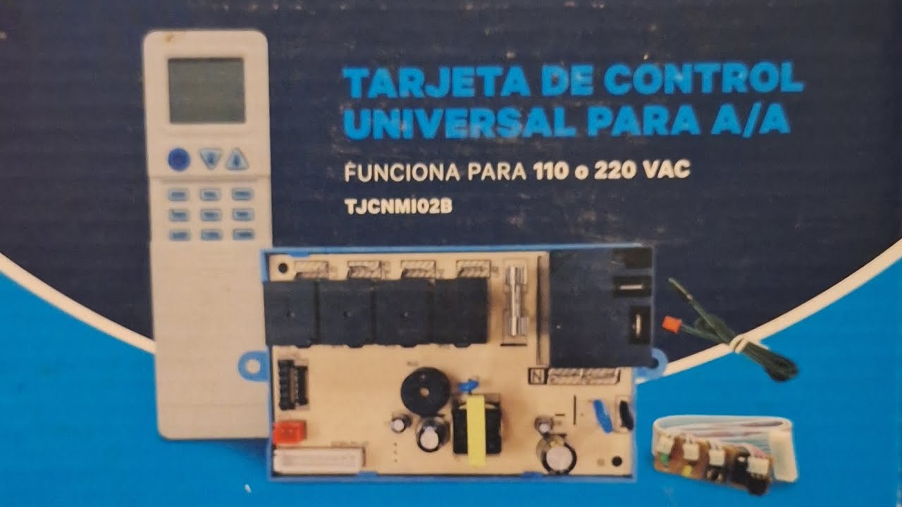 Como instalar una tarjeta d control universal para Aire Acondicionado #TécniMoros #MatamorosTamaulip