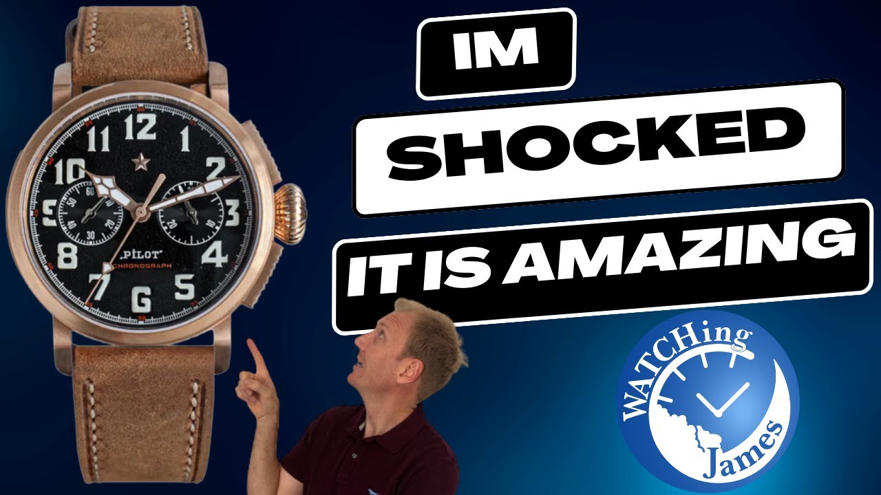 Instant love for the Surgess Bronze Pilot Chronograph Watch from Aliexpress - First Impressions