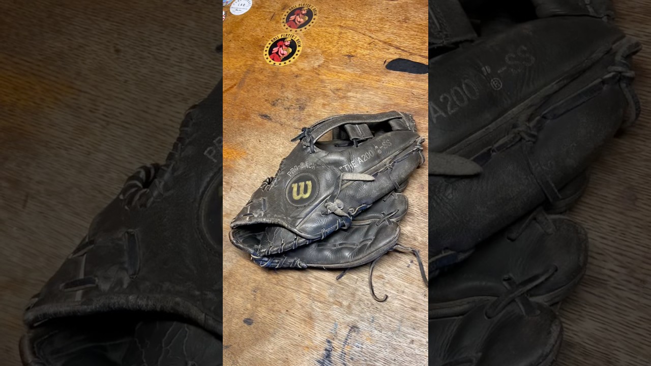 You ever wonder what taking care of your glove looks like, watch this! 🤩😍 #asmr #restoration