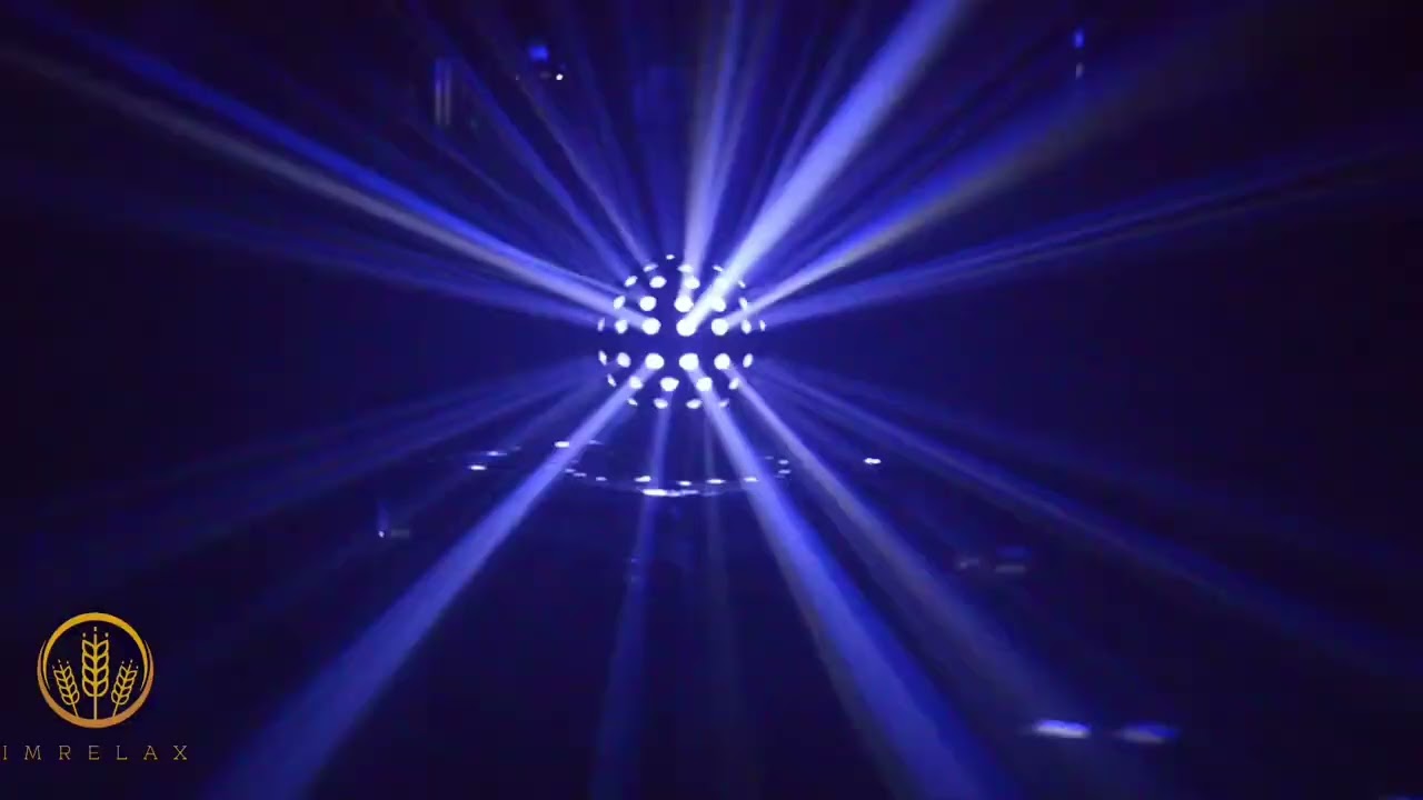 IMRELAX 5x18W RGBWA + UV 6in1 LED Disco Ball Light Party DJ Light Strobe Light for Bar Karaoke