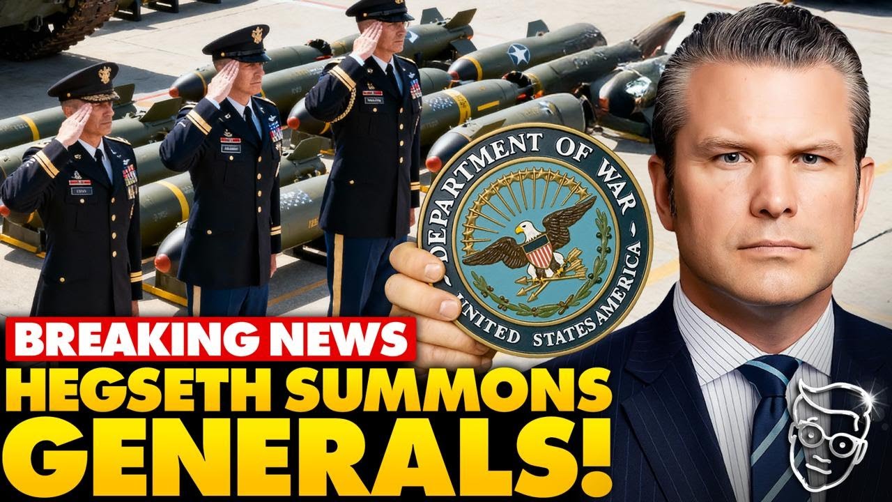 Pete Hegseth Summons ALL Of US Military Generals to Pentagon for &lsquo;Emergency Meeting&rsquo; | War or Purge?