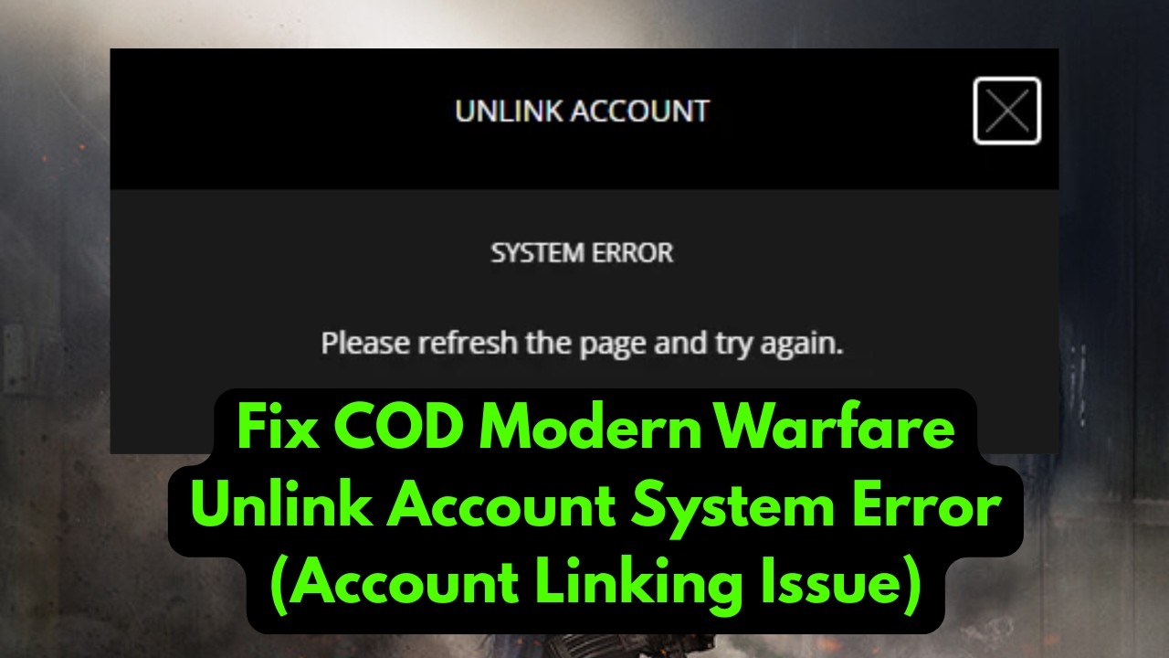 Исправлена ​​ошибка системы &laquo;Отключение учетной записи&raquo; в COD Modern Warfare (проблема с привязко...
