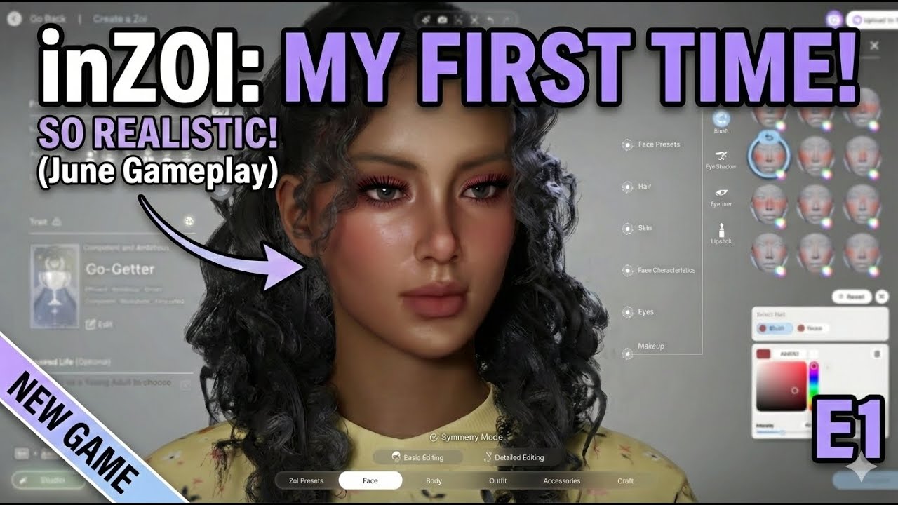 Creating my first Zoi Family - InZoi S1E1