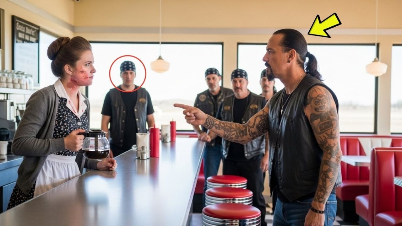 Ein Hells Angel sah blaue Flecken bei einer Kellnerin – was er tat, erschütterte die Stadt.