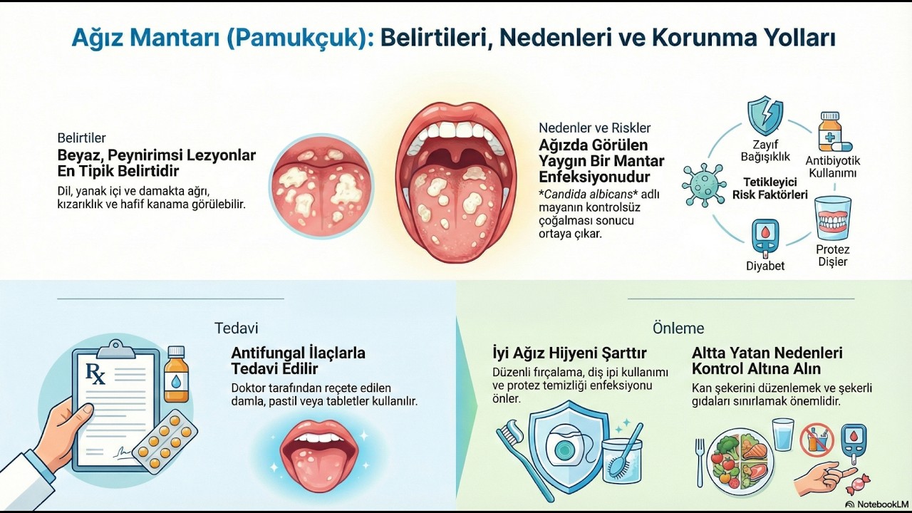 Pamukçuk (Ağız Mantarı) Nedir? Belirtileri, Nedenleri ve Tedavisi