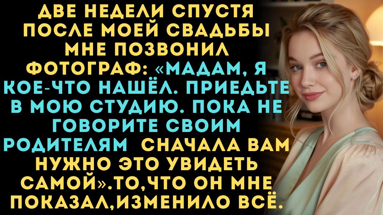 Я думала, что моя свадьба была идеальной — пока фотограф не сказал: «Я кое-что нашёл…»