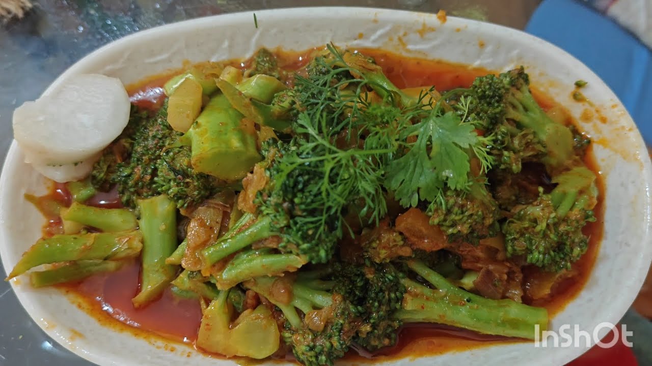 🥦 brocolli sabji 😋 high protein subscribe and like video 