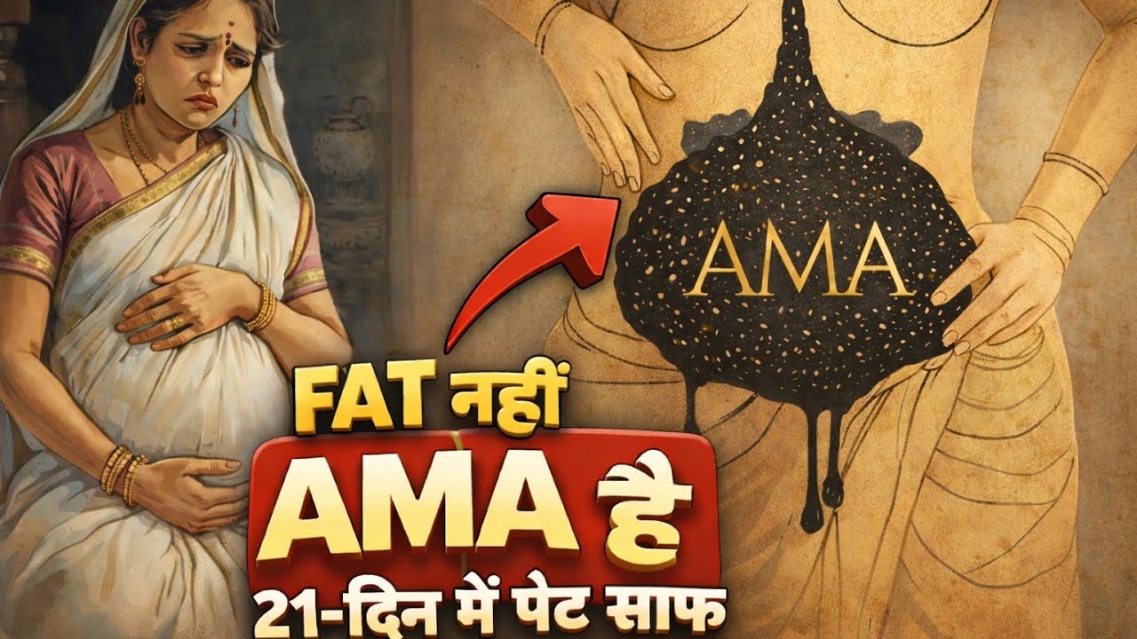 पेट में FAT नहीं, 'आम' जमा है! 😱 | 21-Day Ancient Ayurvedic Cleanse बदल देगा Body | Belly Fat Hindi