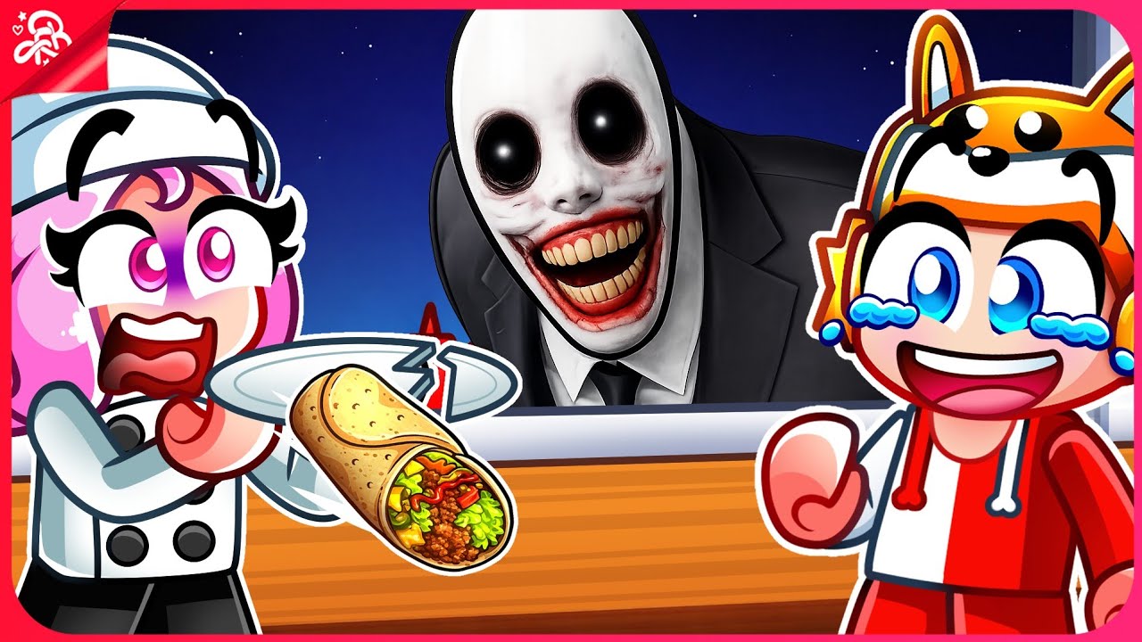 EU DESAFIEI MINHA NAMORADA NO ROBLOX (Scary Shawarma Kiosk)